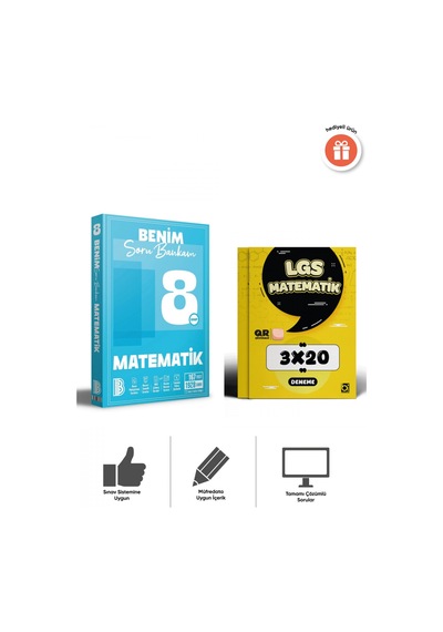 Benim Hocam 2027 8. Sınıf Lgs Matematik Soru Bankası Ve 3x20 Matematik Deneme Bigelio Yayıncılık