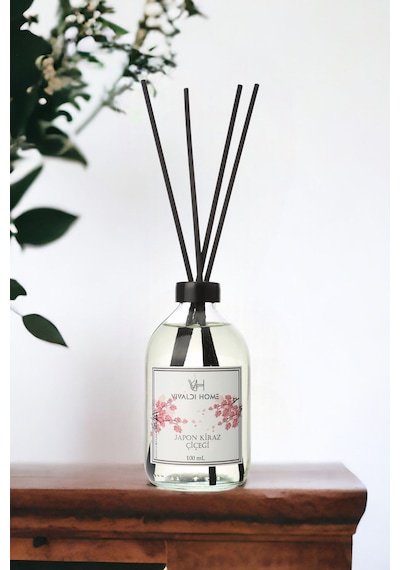 Vivaldi Home Japon Kiraz Çiçeği Çubuklu Oda Kokusu Esansiyel Uçucu Yağ 100 ML