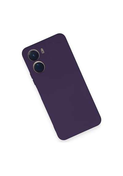 Newface Vivo Y16 Kılıf Nano İçi Kadife Silikon - Mor