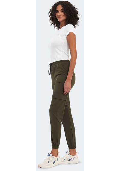 Slazenger NAPOLEON Kadın Cepli Haki Eşofman Altı