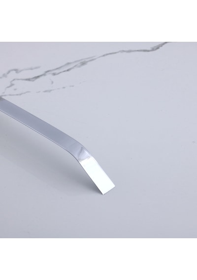 Şahin Krom Gümüş Metal Kulp 160 Mm - 16 Cm Mobilya Çekmece Mutfak Dolabı Dolap Kulpları Kulbu Kulpu Krom
