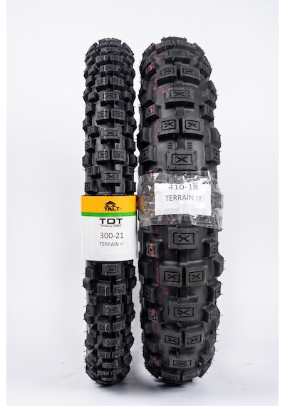 Tdt Tyres Kawasakı 410-18 Tt Ve 300-21 Tt Tubetype Cross Lastik Set Terrain