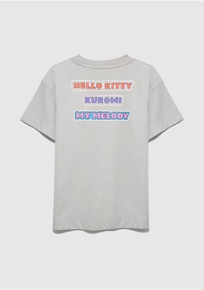 Mavi - Hello Kitty Baskılı Gri Tişört 7610423-70075 Gri
