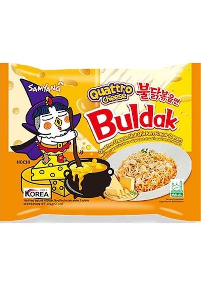 Samyang Buldak Quattro Cheese Hot Chicken Flavor Ramen 140 G