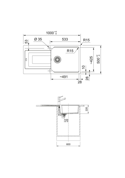 Franke Urban Ubg 611-100 Sahara Granit Mutfak Eviyesi Diğer