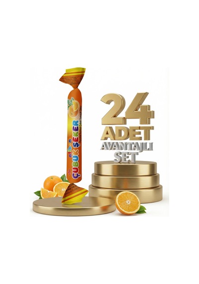 Afia Afibon Portakallı Çubuk Şeker 24x6,7 Gr