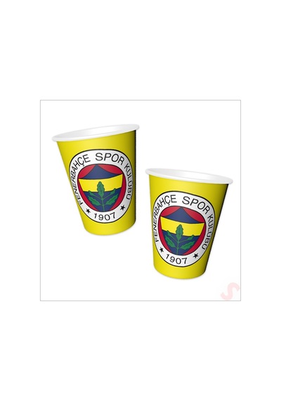 Fenerbahçe Sk Karton Bardak - 8 Adet