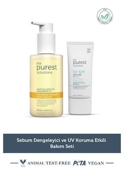 The Purest Solutions Sebum Dengeleyici Ve Uv Koruma Etkili Bakım