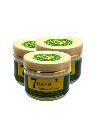 7 Days Slimming Cream 100 Ml Vücut Bakım Kremi Zencefil Mucizesi 3 Adet