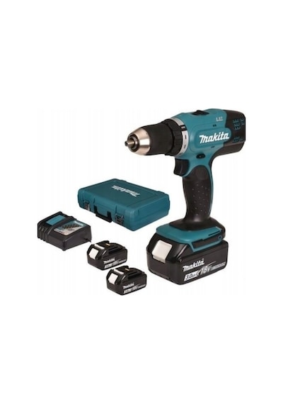 Makita DDF453SFE3 18V 3.0 Ah Li-ion 3 Akülü Matkap Vidalama