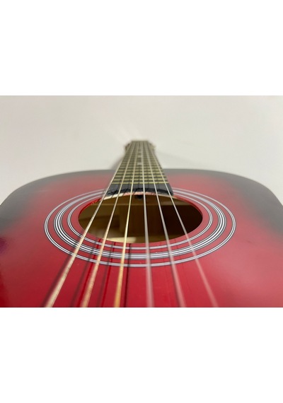 Klasik Gitar Yarım Boy 2/4 (1/2) Kırmızı Sap Ayarlı