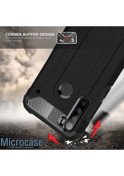 Microcase Redmi Note 8 King Serisi Armor Kilif + Cam (Seç) 385815414