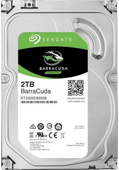 Seagate Barracuda ST2000DM008 3.5" 2 TB 7200 RPM 256 MB SATA 3 HDD