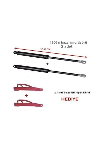 Baza Amortisörü Gasan Marka 1200n 2 Adet Baza Pistonu