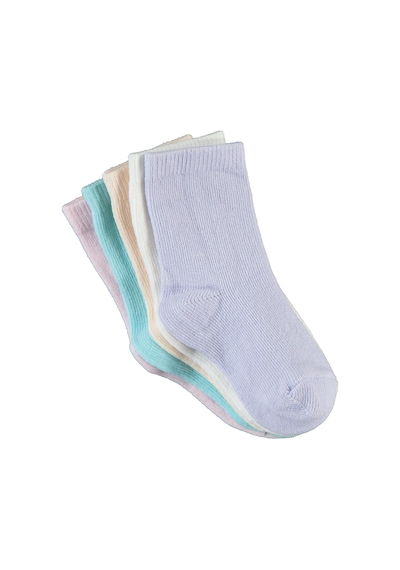 Civil Baby Kız Bebek 5'li Çorap 6-18 Ay Pudra D3e08025824s1 Pudra