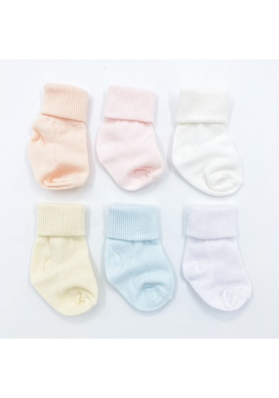 Defne Baby 6'lı Bebek Çorabı 6k015-26 Renkli