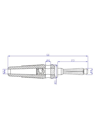Bj413 4mm Banana Jak Silikonlu 10 Adet Kırmızı Ve Siyah