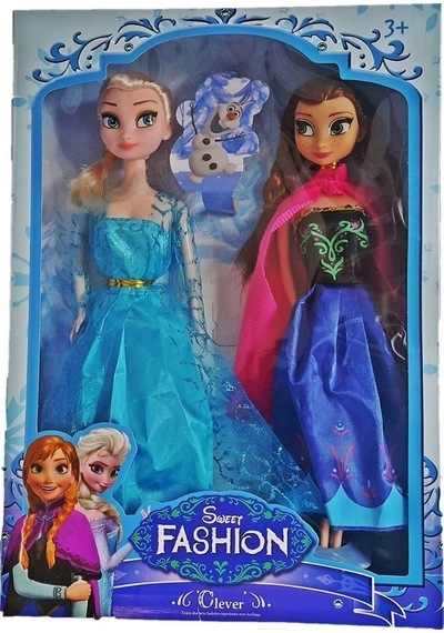 Frozen Karlar Ülkesi Anna Elsa Et Bebek Müziksiz