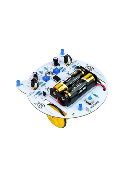 Dıy Mini Kedi Görünümlü Çizgi Takip Eden Robot Kiti