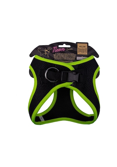 Doggie Havalı Dokuma Neon Serisi Küçük Irk Göğüs Tasması Sarı L-4 Sarı