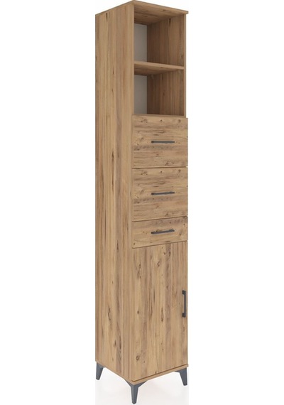 Hyperion Dolap 3 Raflı 3 Çekmeceli Tek Kapaklı 44x44x243 Çam-çam Çam Hyperion Dolap 3 Raflı 3 Çekmeceli Tek Kapaklı 44x44x243 Çam-çam Çam