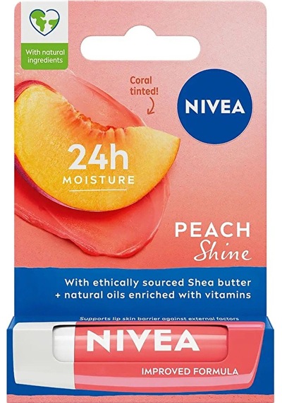 3 Adet Nivea Lip Dudak Bakım Kremi Şeftali