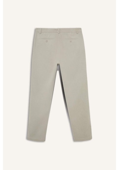Defacto Tailored Regular Fit Düz Paça Fitilli Kadife Pantolon F0462ax25wnbg766 Bej-bg766