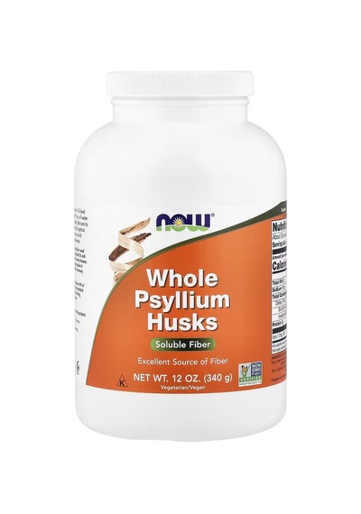 Whole Psyllium Husks, 16 Oz 340 G