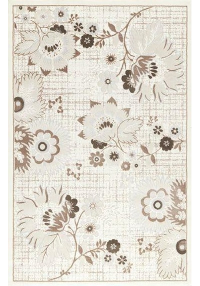 Saray Halı Avanos 11951 A 150X230 Krem Kahve 4 M2 Halı !