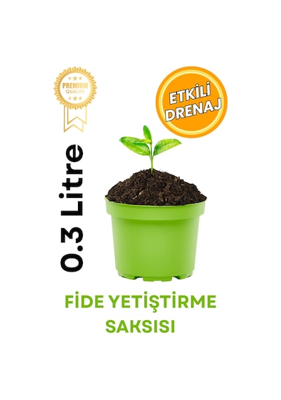 Kapya Biber Yetiştirme Seti Kapya Biber Tohumu + Karışımlı Fide Toprağı + 3 Lü Drenajlı Saksı