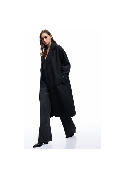 Koton Astarlı Düğmeli Kruvaze Uzun Kollu Oversize Kaşe Kaban Antrasit 6wak00058ew 939 Koton Astarlı Düğmeli Kruvaze Uzun Kollu Oversize Kaşe Kaban Antrasit 6wak00058ew 939