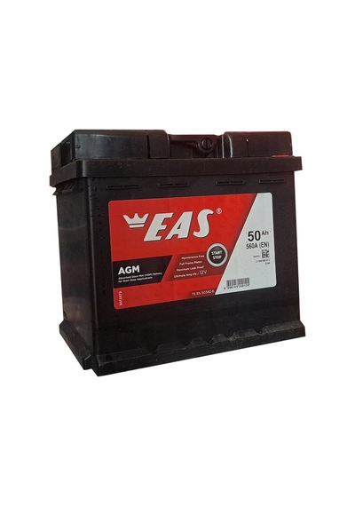 12v 50 Ah Agm 3 Yıl Garanti Otomobil Ve Hafif Ticari Start-stop Agm