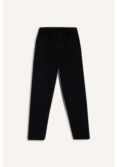 Defacto Erkek Çocuk Standart Paça Pelüş Astar Jogger Pantolon F1976a825wnbk81 Siyah-bk81