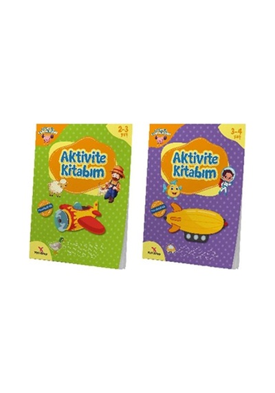 2-4 Yaş Aktivite Kitabım Evde Etkinlik Seti - Aıaı-880537