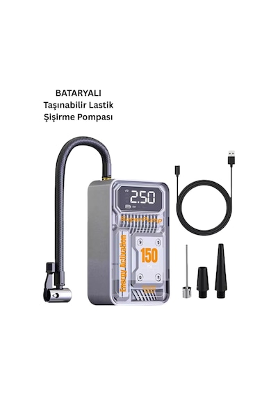 Mey İthalat Mc6619 Araç Lastik Pompası