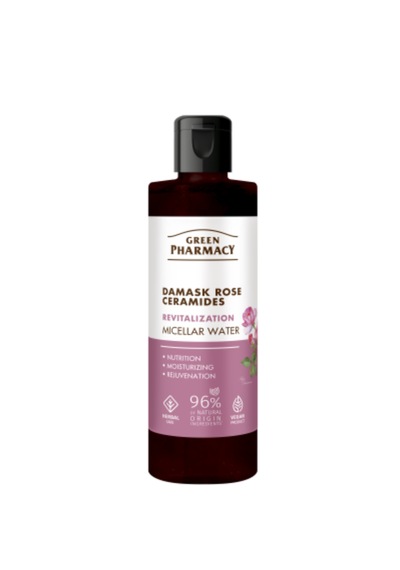 Canlandırıcı Yüz Temizleme Misellar Şam Gülü Seramidler 200 Ml.