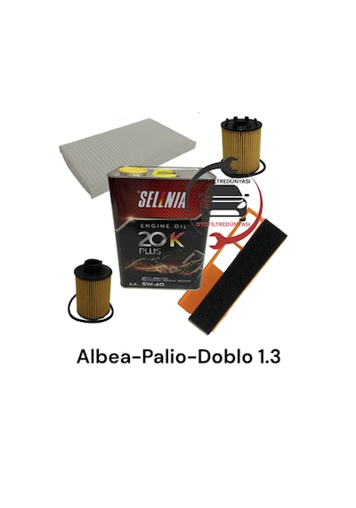 Fiat Albea Palio Doblo E41.3 Multijet Filtre Selenia Yağ 5W40 363829063