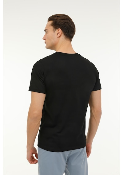 Lumberjack M-Ct102 Bsc C Nk Erkek Kısa Kol T-Shirt Siyah