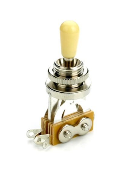 Dmx Guitars Les Paul Toggle Switch- Krom / Krem