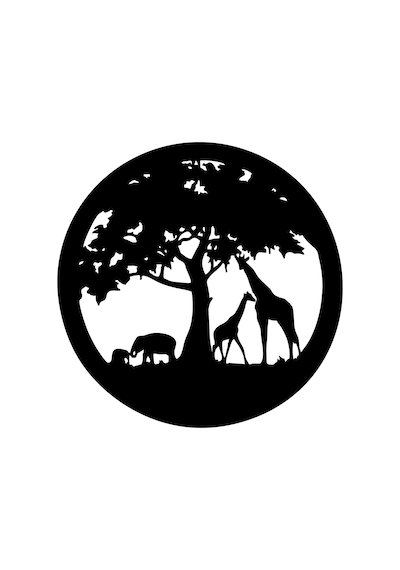 Afrika Rüyası Dekoratif Ahşap Tablo-3