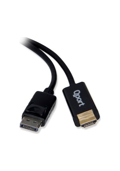 QPORT Q-DPH Q-DPH DISPLAY PORT (M) TO HDMI (F) 1.8 MT KABLO ÇEVİR
