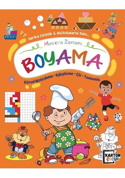 4e Macera Zaman Labirent Farkı Bul Boyama Arabul 4 Kitap
