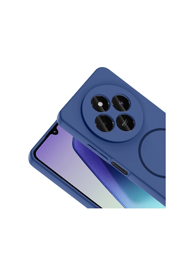 Xiaomi Redmi 14c 4g Kılıf Magsafe Destekli Kamera Korumalı Yumuşak Silikon Pazarplus Titanyum-Gri