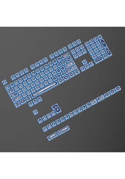 Mekanik Klavye Keycap -136 Tuşlu Mavi Opal Tuş Takımı