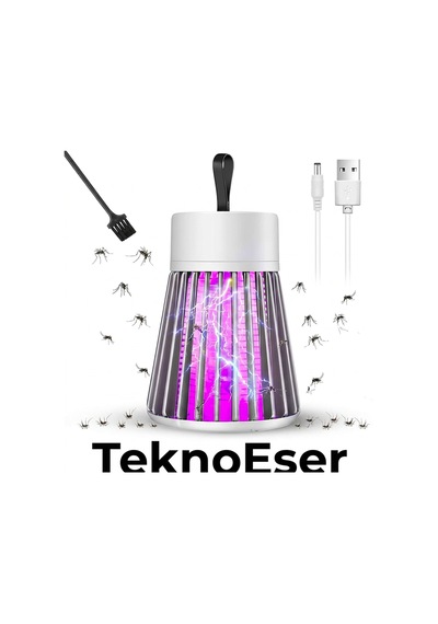 Uv Sivrisinek Tuzak Lambası Elektrikli Böcek Öldürücü Usb Şarjlı Sinek Kovucu Kapalı Mekan