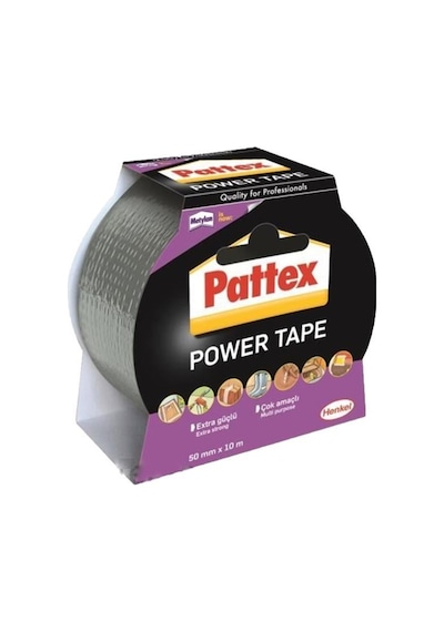 Pattex Power Tape Gri Tamir Bandı 50 Mm X 10 M