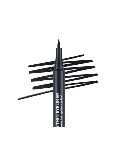 Flormar Ultra Ince Uçlu Eyeliner Siyah - Ultra Thin Eyeliner - 001 Black - 8690604478491 Diğer
