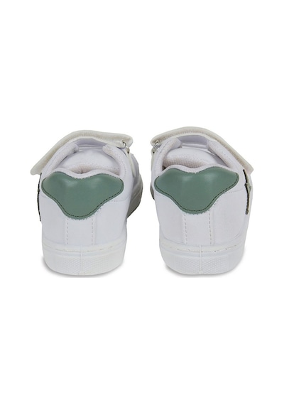 First Step S-1000 Yıldızlı Cırt Cırtlı Kız Bebek Günlük Spor Ayakkabı Beyaz - Mint Yeşili