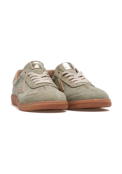 Venüs Kadın Deri Sneaker Günlük Ayakkabı 26y 2609902y Haki Altın