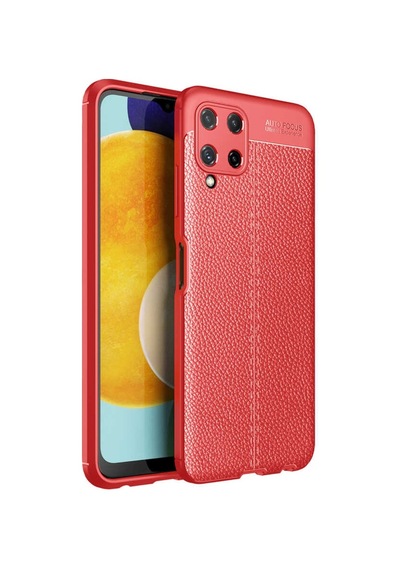 Samsung Galaxy Uyumlu A22 4G Kılıf Deri Tarzı Niss Silikon Case